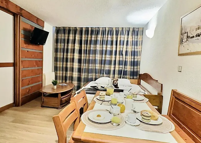 아파트 Hameau Du Borsat - 4 Personnes A Au Pied Des Pistes Et Proche Des Commerces Dans Le Quartier Du Val Claret. Situe Au Pied Mae-2106